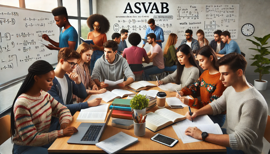  Individuals studying arithmetic reasoning for the ASVAB test.