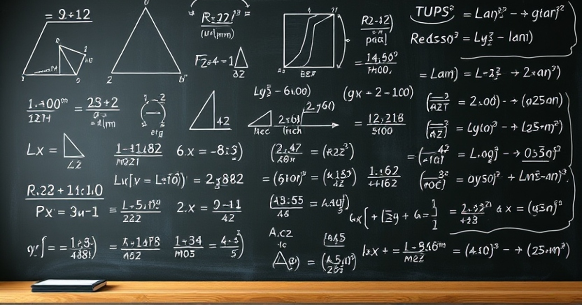 Image of a Llibra ASVAB board full of arithmetic information